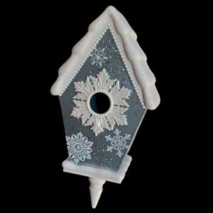 Hallmark 2016 "Beautiful Birdhouse" 🐦 Christmas Ornament with Box L👀K